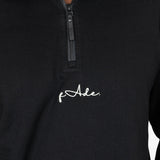 Signature Quarter Zip Black