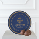 Milk Belgian Chocolate & Sea Salt Wedgewood Macalette Hat Box (Next Day Delivery Product)