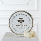 White Belgian Chocolate & Sea Salt Wedgewood Macalettes Hat Box (Next Day Delivery Product)