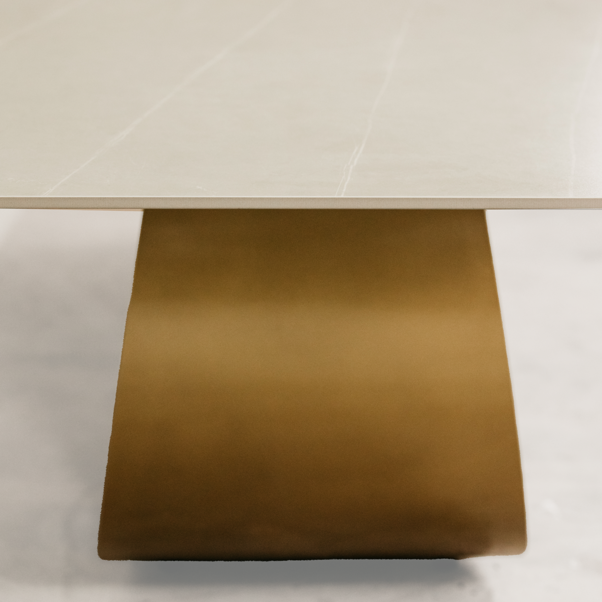 Sokoto Dining Table – Grey & Gold