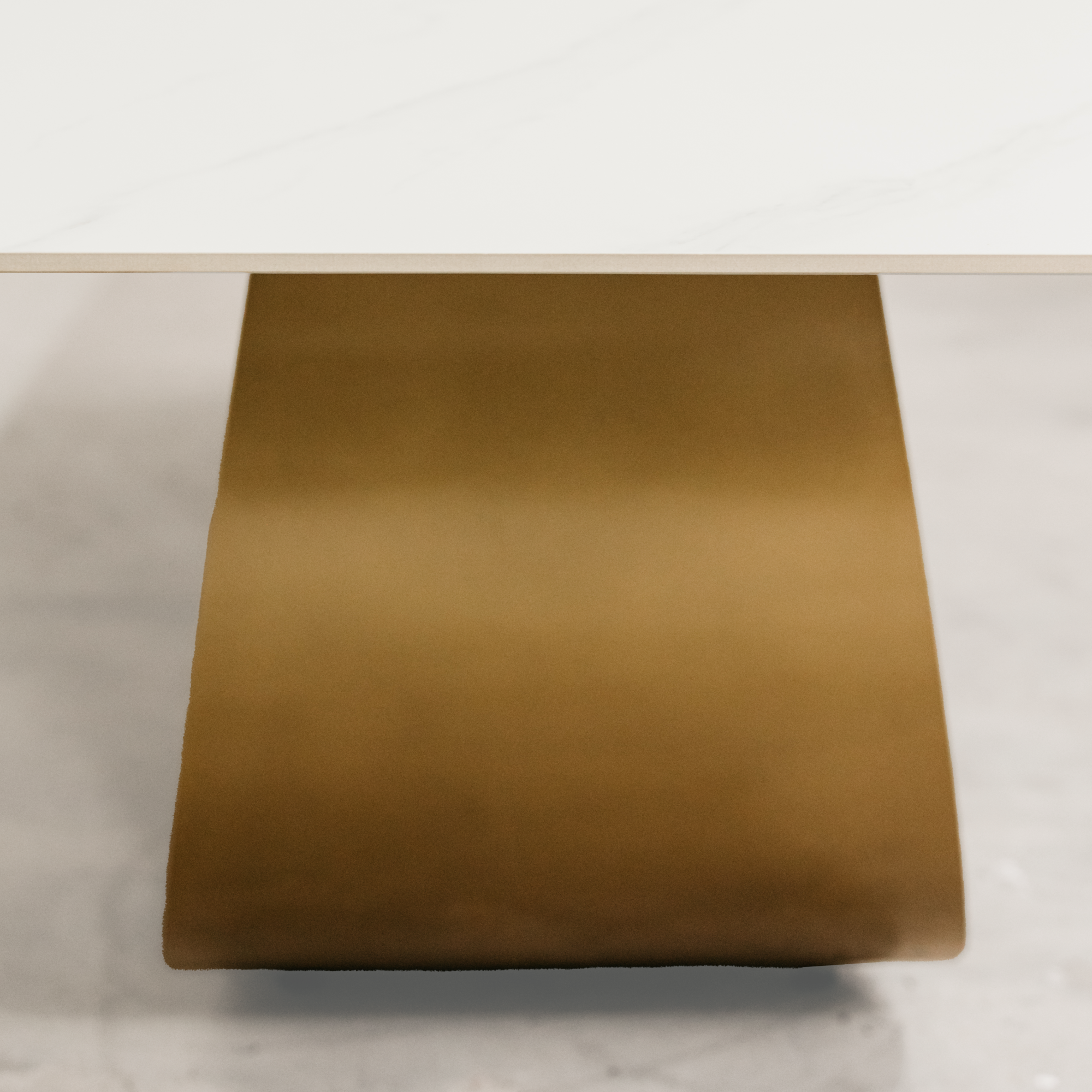 Sokoto Dining Table – White & Gold