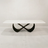 Sokoto Dining Table – White & Black
