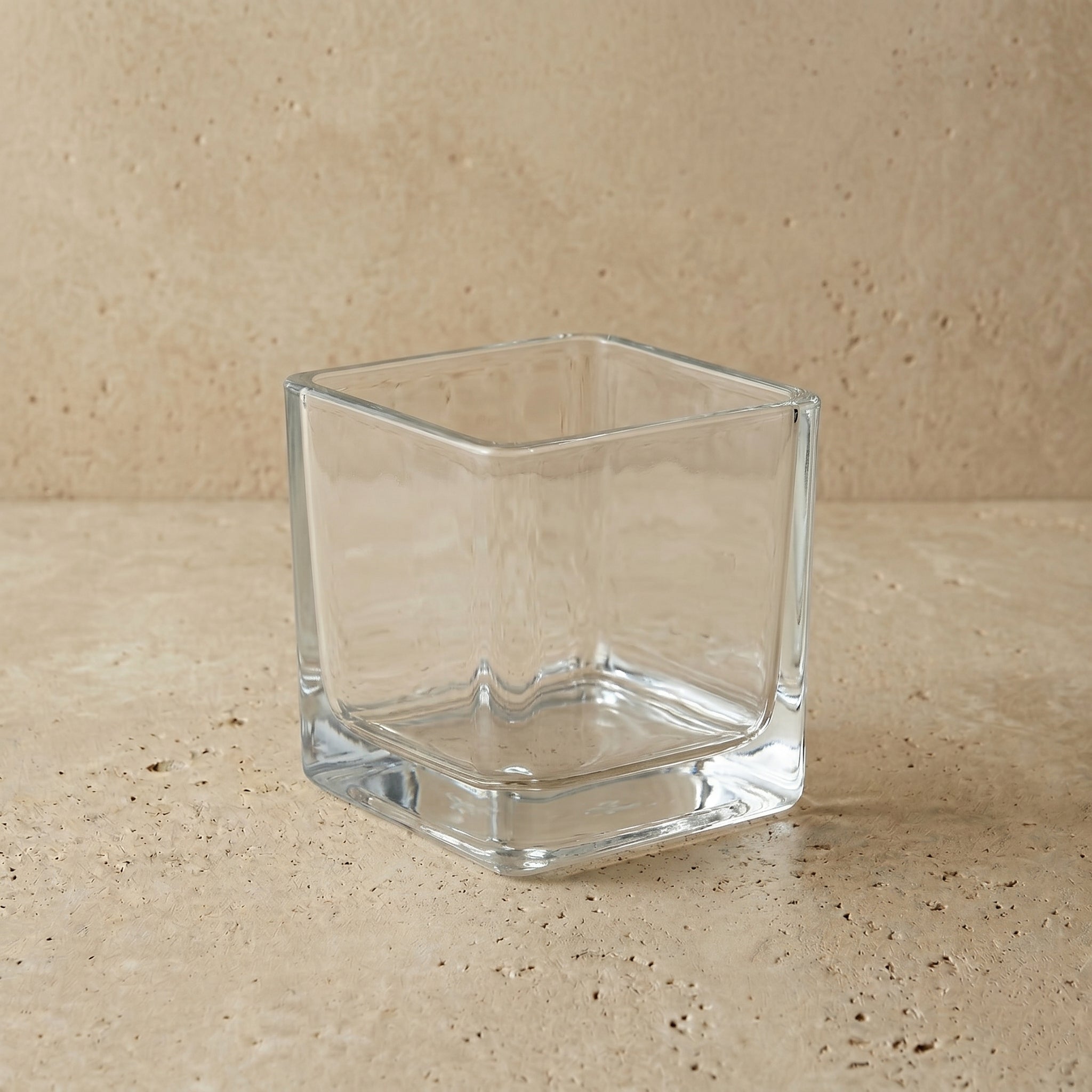 Square Glass Vessel • 6cm x 6cm