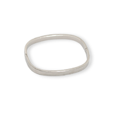 Square Bangle Silver