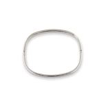 Square Bangle Silver