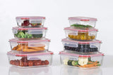 16Pc Glass Storage Container - Red - Image 1