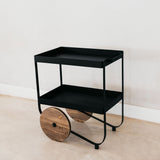 Steel drinks trolley
