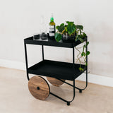 Steel drinks trolley