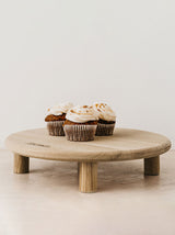 Oak cake stand