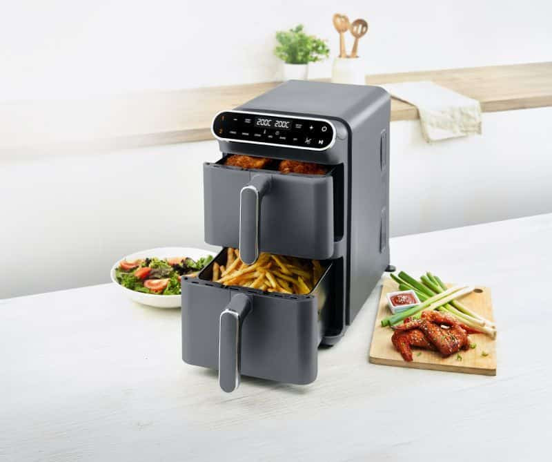 11L Stack Air Fryer (Available in Black, Jayde Green, Grey & Graphite) - Image 4