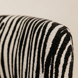 Tamboti Swivel Leisure Chair – Black & White