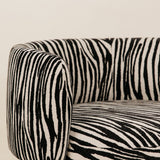Tamboti Swivel Leisure Chair – Black & White
