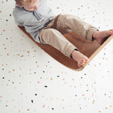 Tayla Jean Terrazzo on White Tile Play Mat