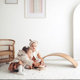 Tayla Jean Terrazzo on White Tile Play Mat