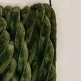 Serenity Fur Throw – Green