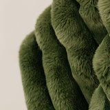 Serenity Fur Throw – Green