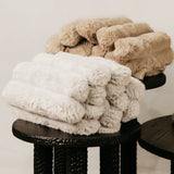 Serenity Fur Throw – Grey