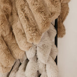 Serenity Fur Throw – Natural