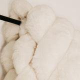 Serenity Fur Throw – White