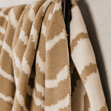 Sublime Wave Knitted Throw – Natural