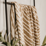 Sublime Wave Knitted Throw – Natural