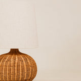 Tumbi Table Lamp with Linen Shade – Natural