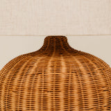 Tumbi Table Lamp with Linen Shade – Natural