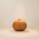 Tumbi Table Lamp with Linen Shade – Natural