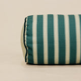 Teal Stripe Bolster 22 x 120cm