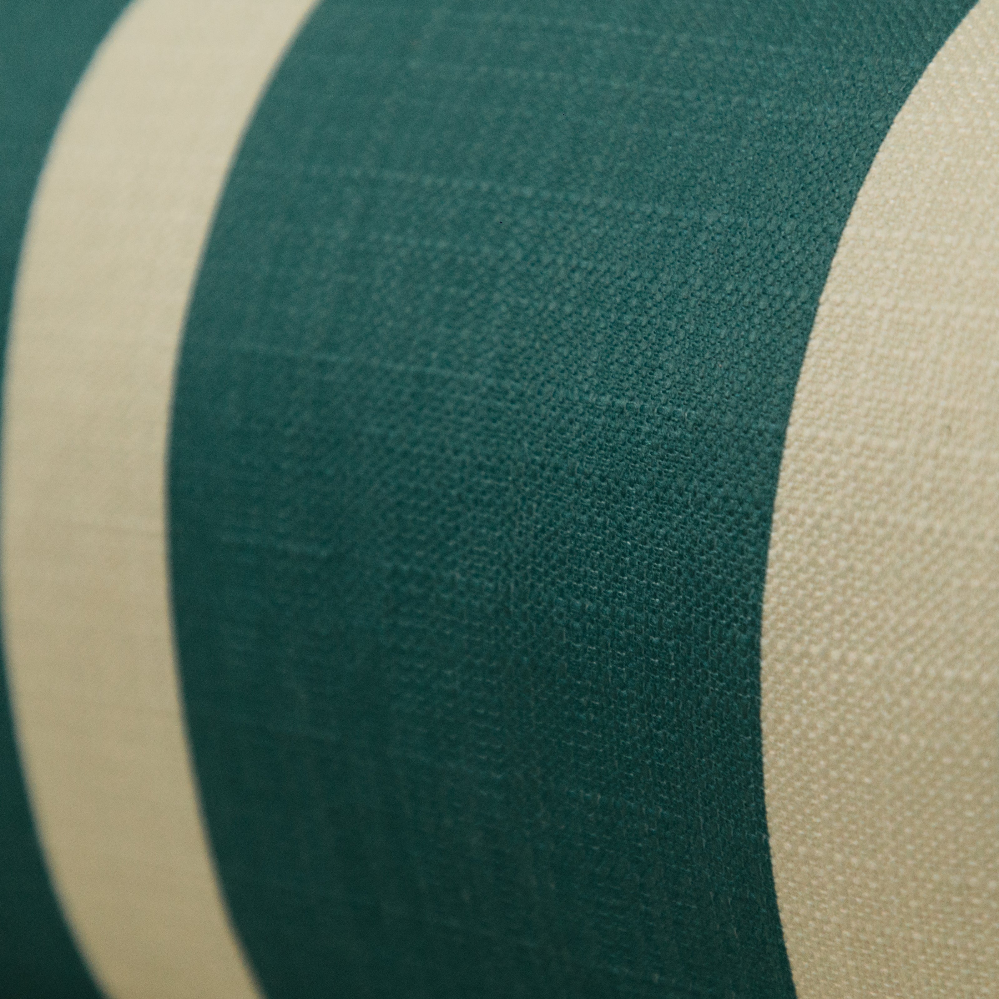 Teal Stripe Bolster 22 x 95cm