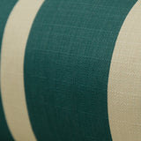 Teal Stripe Bolster 22 x 95cm