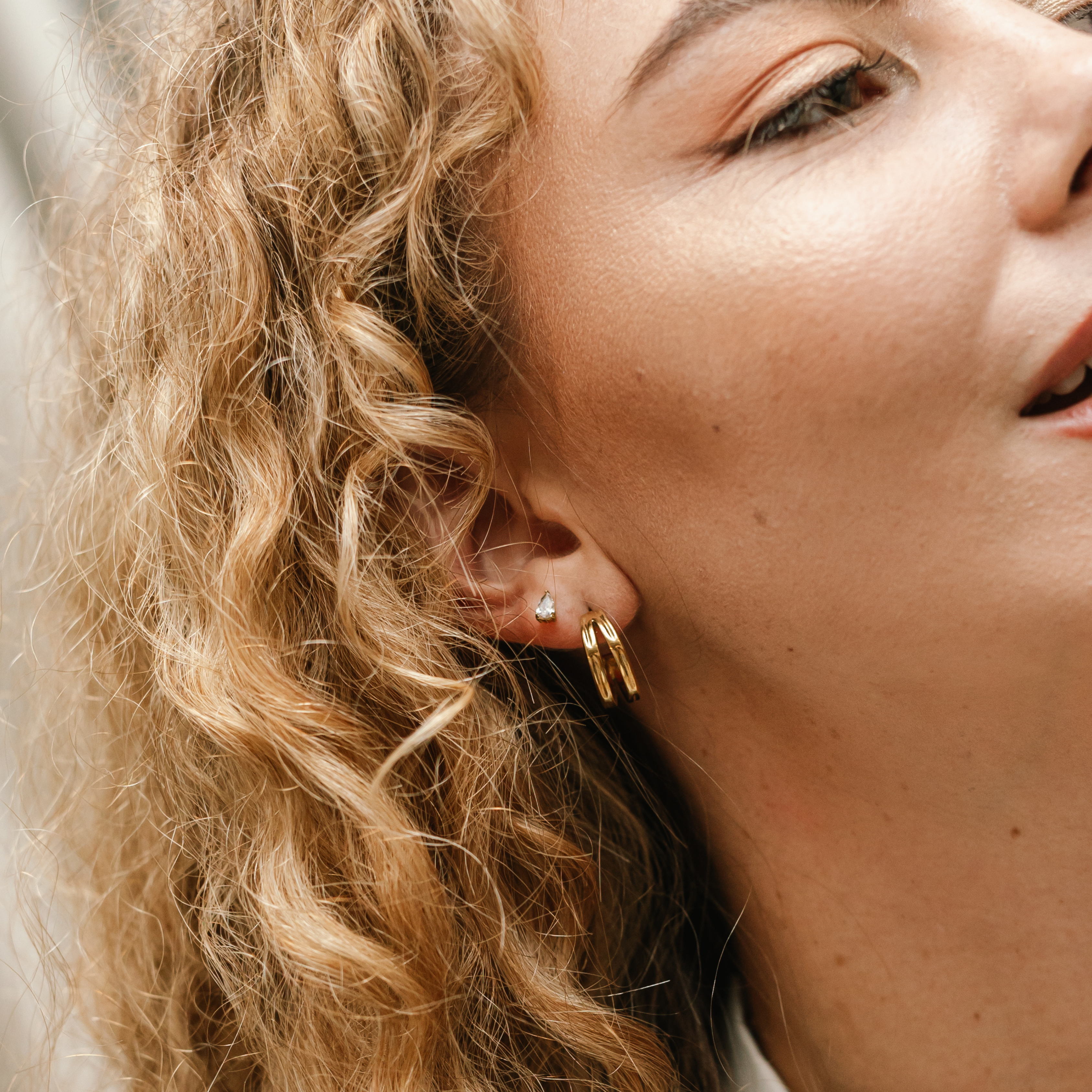 Teardrop Studs