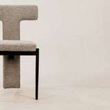 Tetra Grey Dining Chair – Black