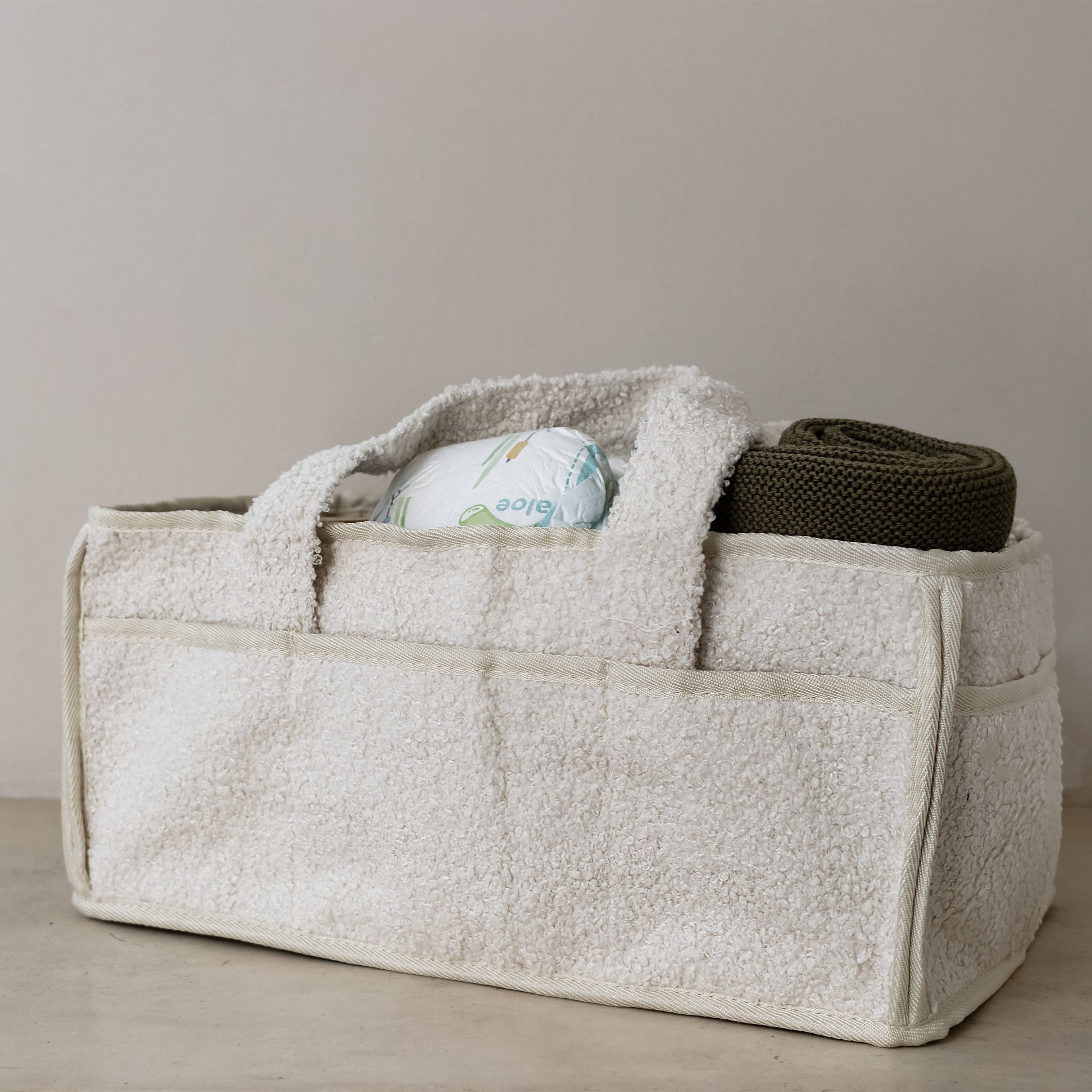 Baby Bouclé changing bag