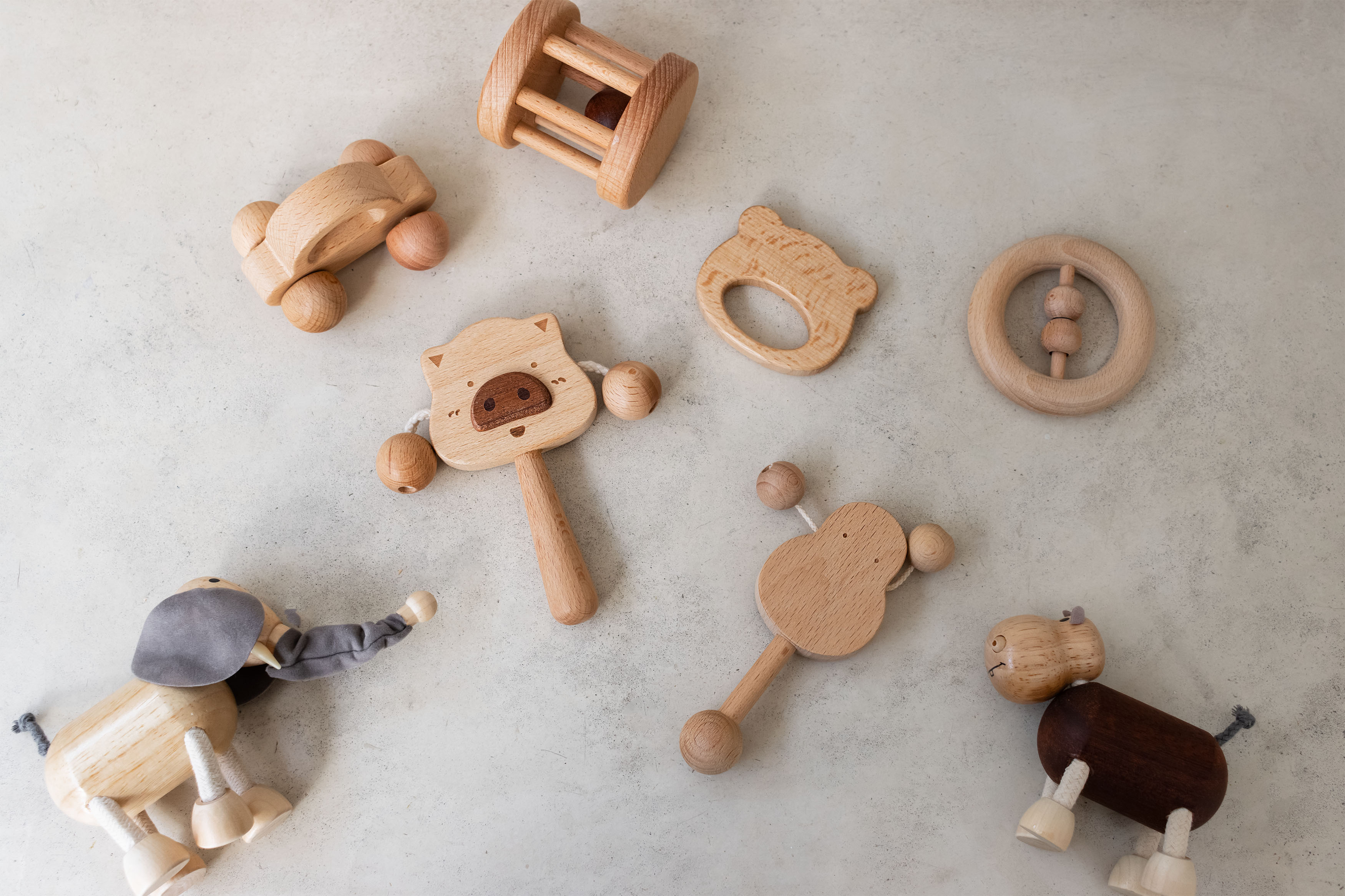 Natural Wooden Baby Toys