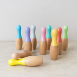 Kids Wooden Tenpin bowling game