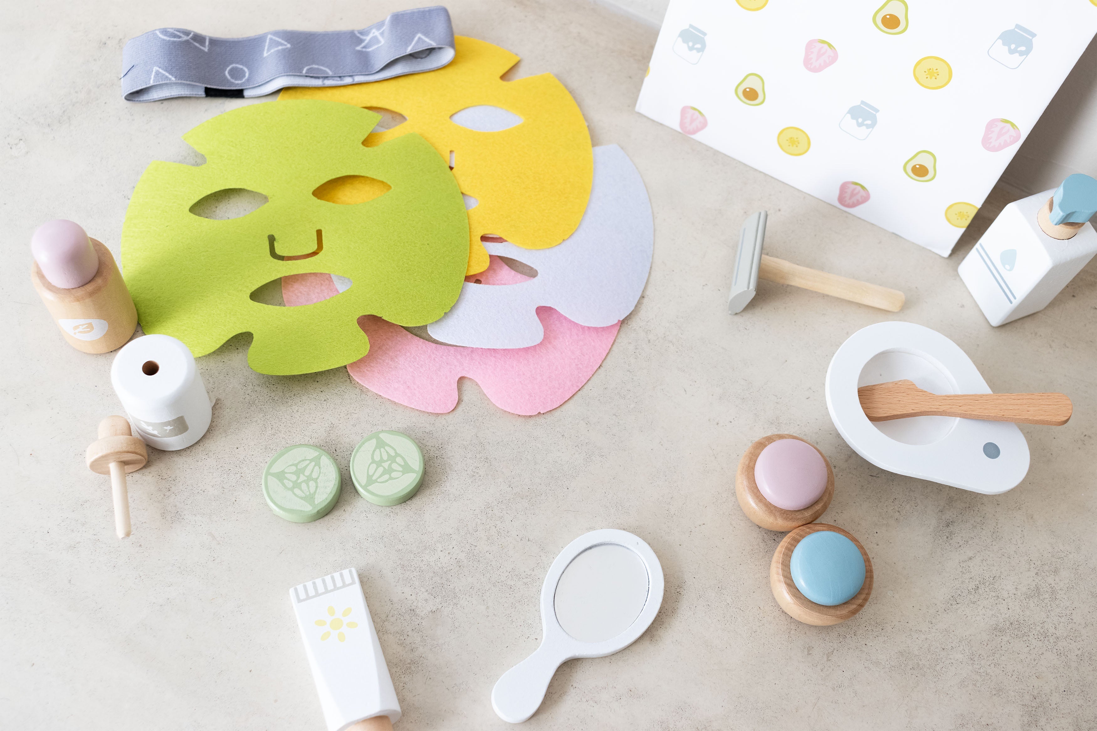 Kids Wooden Spa Play Set
