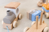 Childrens Wooden Truck Blocks