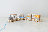 Childrens Wooden Truck Blocks