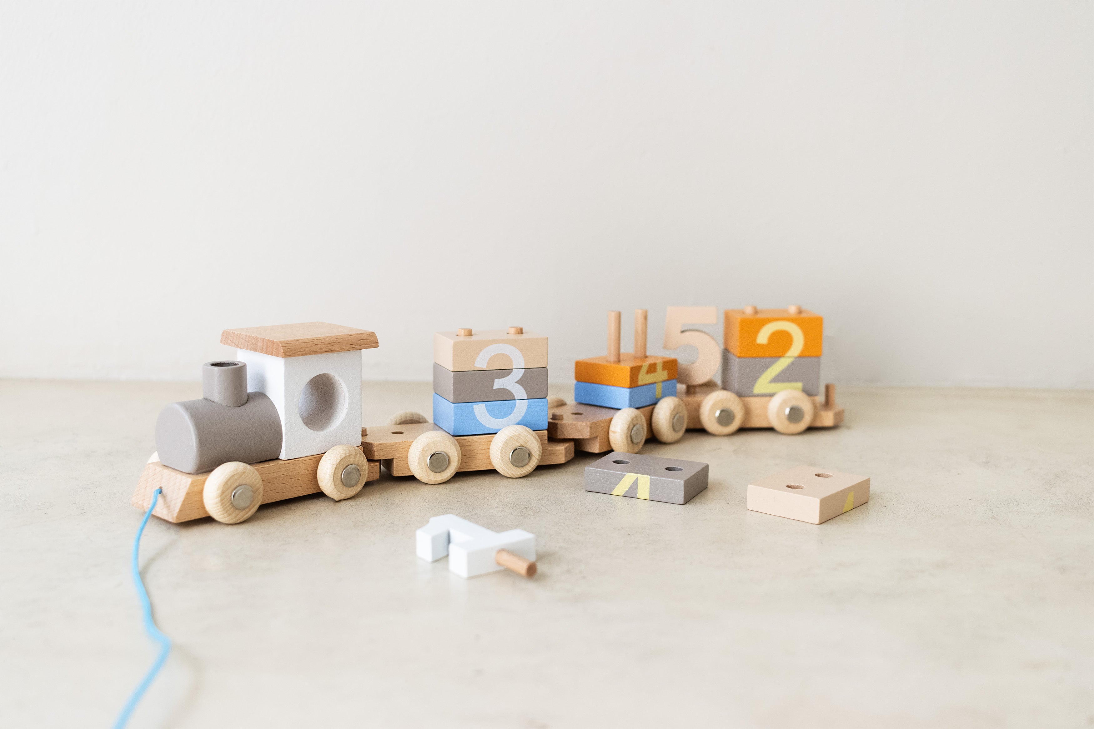 Childrens Wooden Truck Blocks