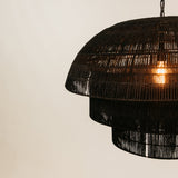 Tundra Jute Pendant – Black