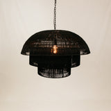 Tundra Jute Pendant – Black