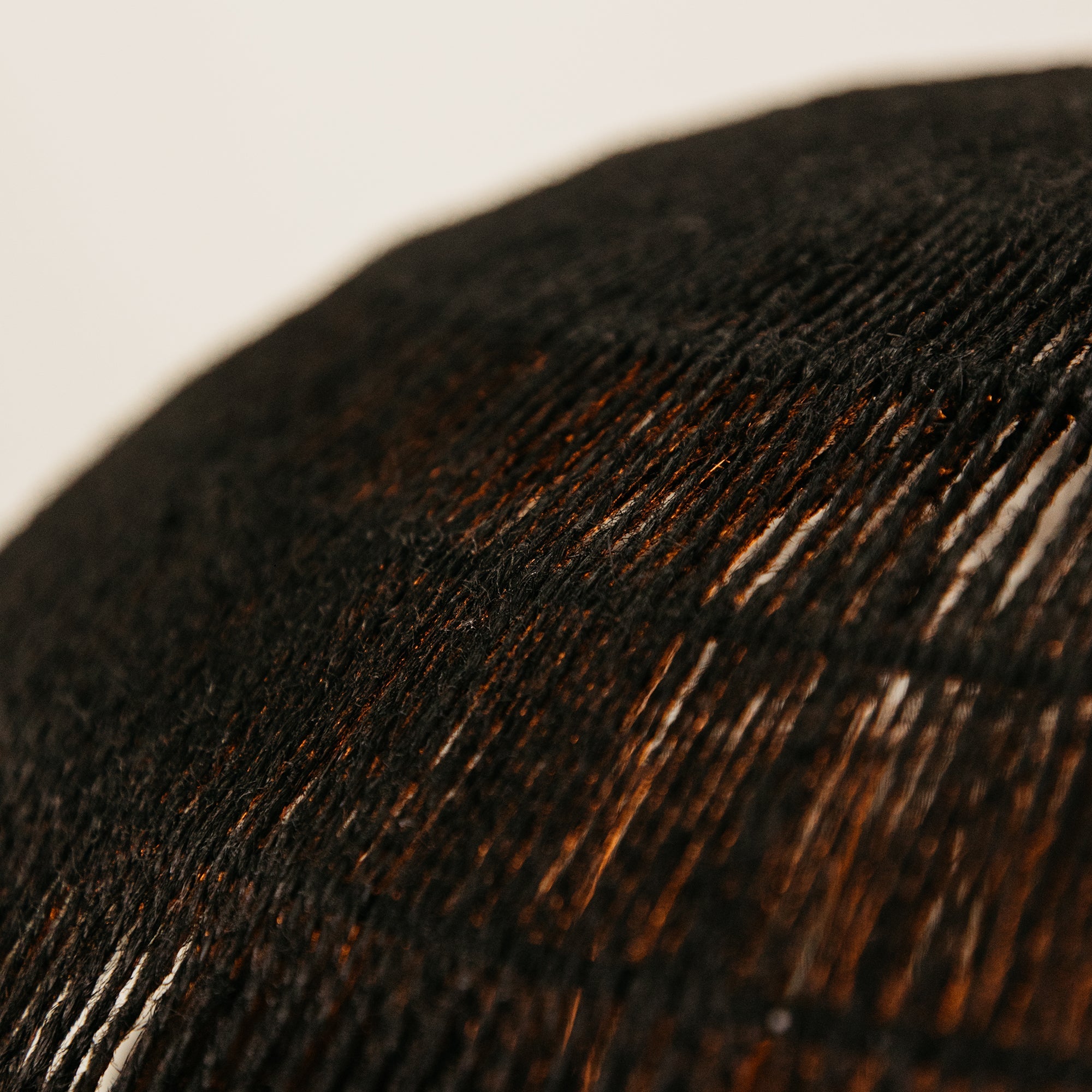 Tundra Jute Pendant – Black