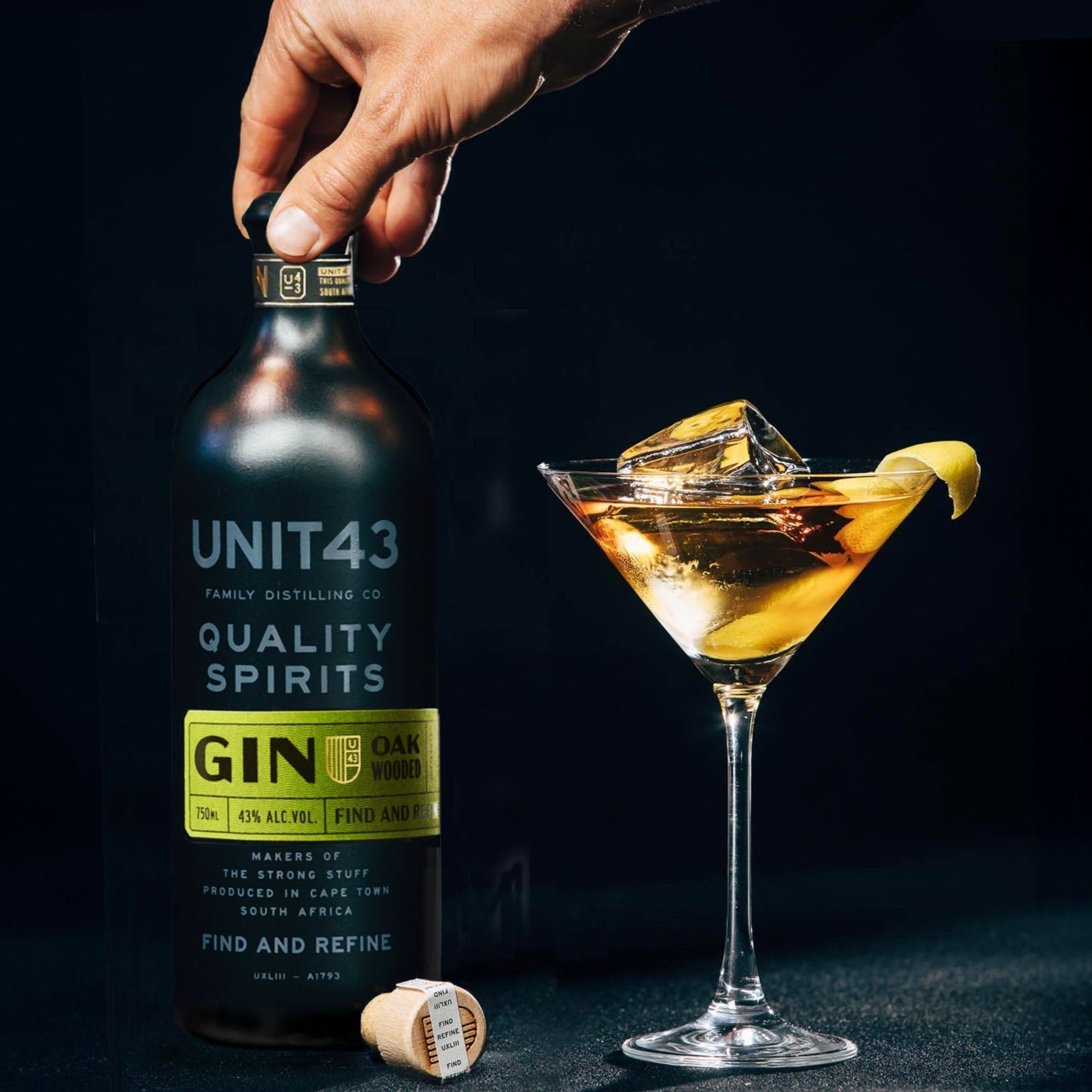 Unit43 Oak Wooded Gin: Case of 6