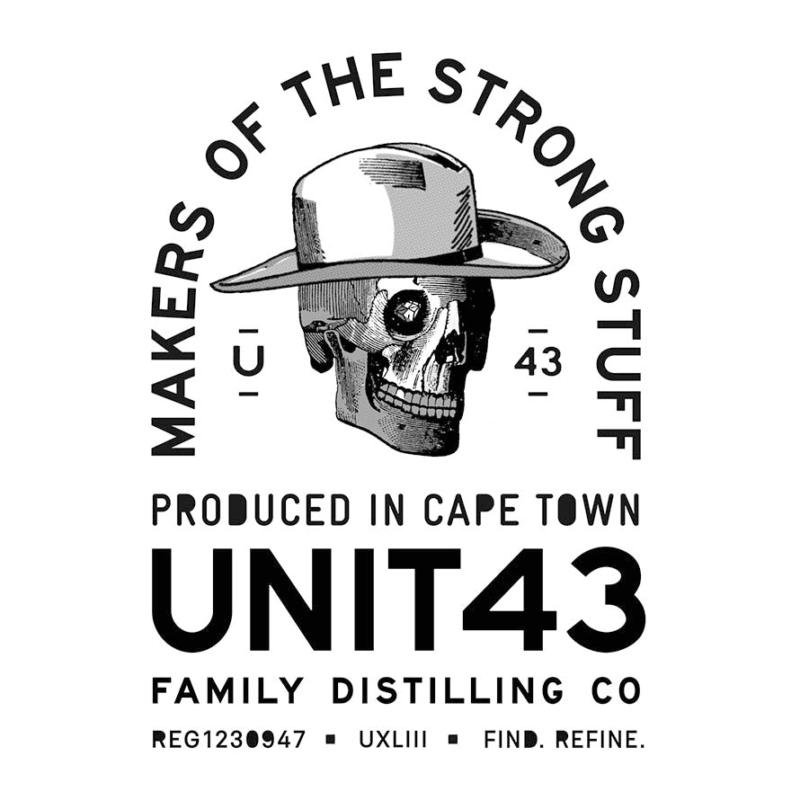 Unit43 Skull Cowboy White T-Shirt