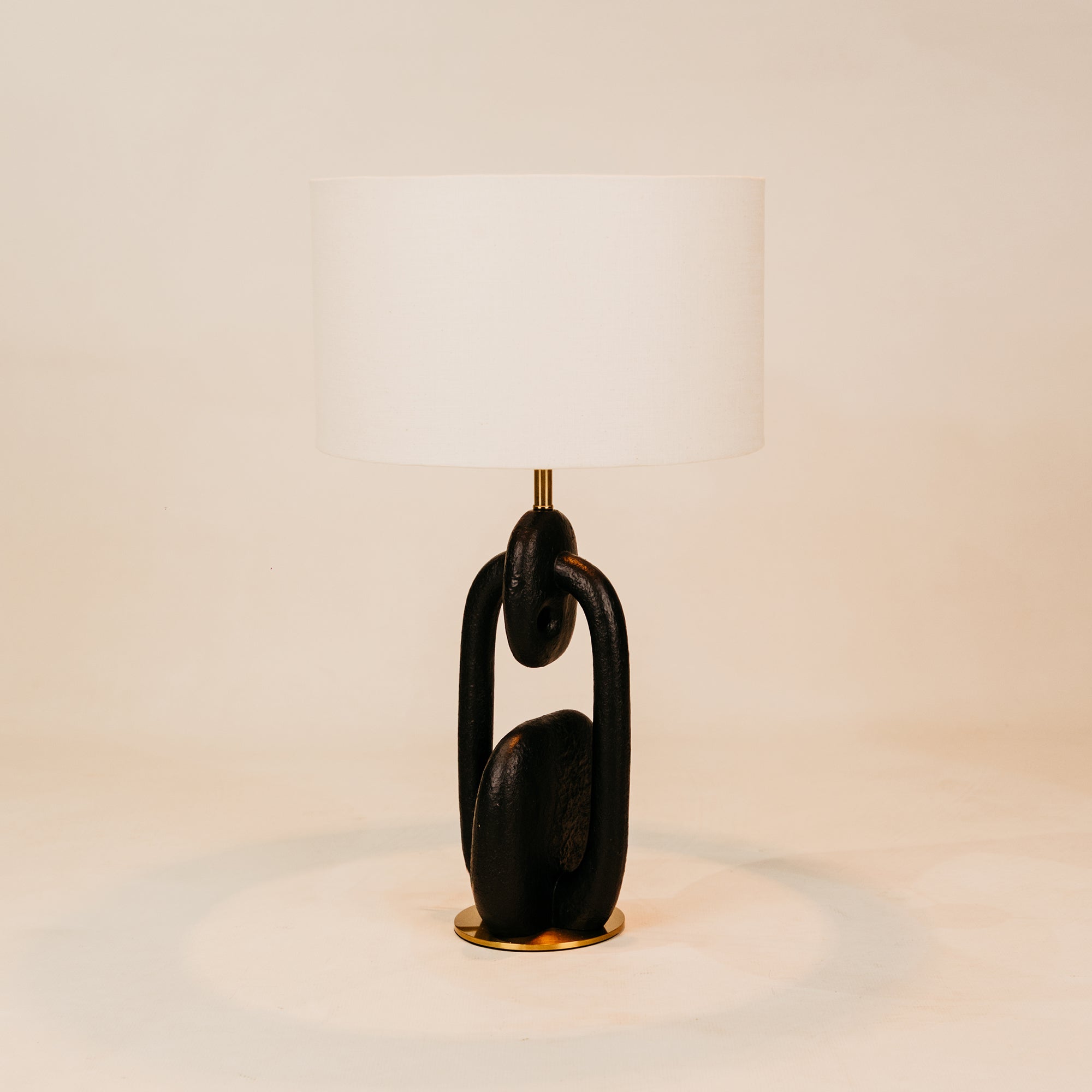 Umoja Table Lamp with Shade – Charcoal