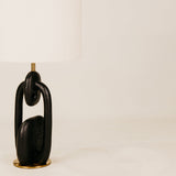 Umoja Table Lamp with Shade – Charcoal