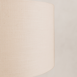 Ukhokho Table Lamp with Linen Shade – Chocolate