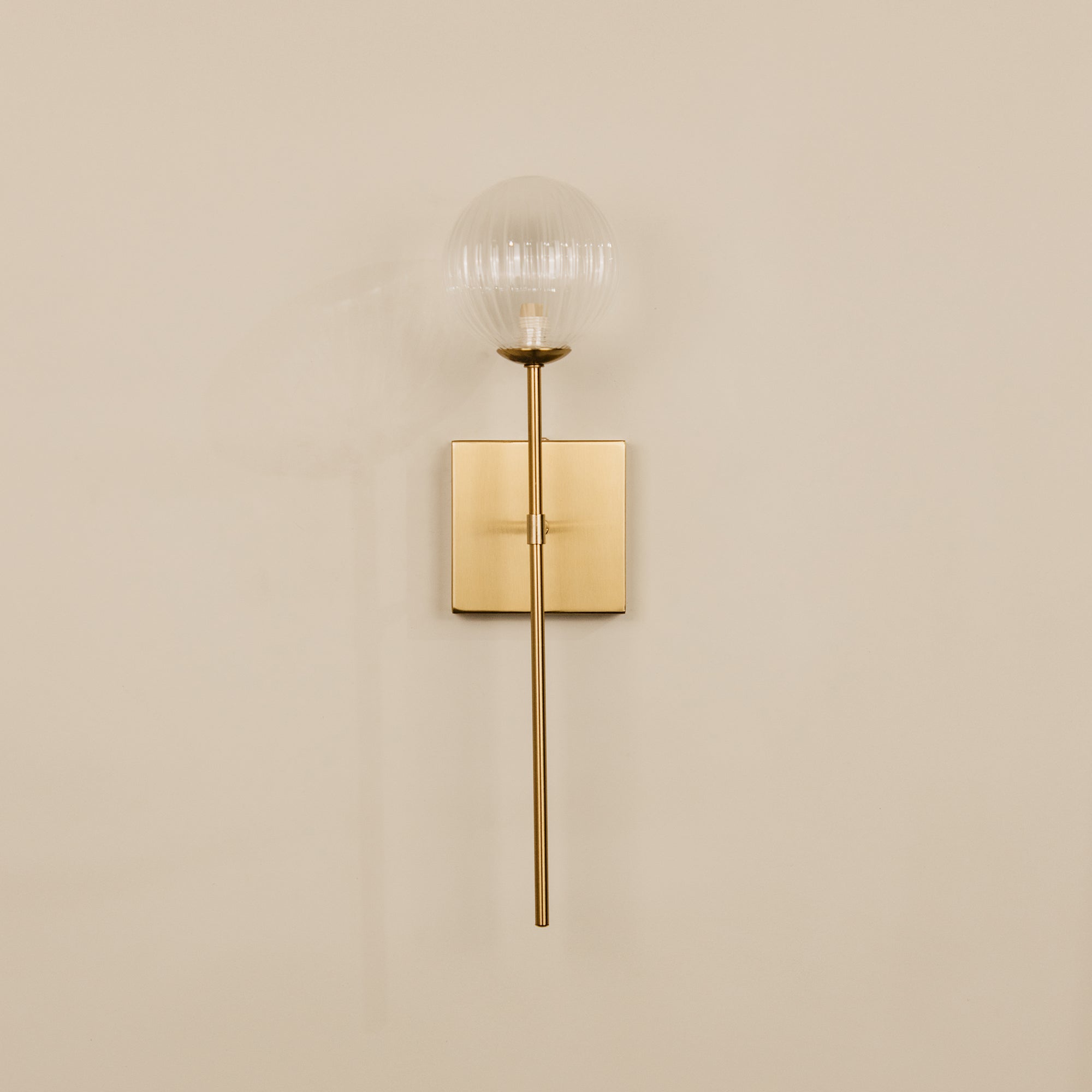 Umlilo Glass & Brass Wall Light