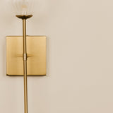 Umlilo Glass & Brass Wall Light